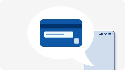 クレジットカードの利用通知をSMSで送るイメージ